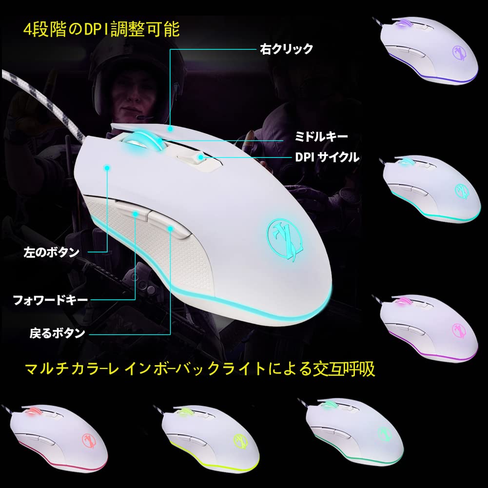 ゲーミング用　片手キーボード&マウス Amazon | 片手キーボード ゲーミングマウス 左手デバイス